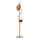 Coat stand Coat holder Wooden Coat Rack Freestanding Coat Stand Hall Coat Tree With Hooks And Heavy Duty Round Base Coat shelf Coat rack (Color : B, Size : 175 * 36cm)