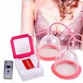ZPBLWT Wireless Breast Massager, Negative Pressure Vacuum Breast Cup Liposuction Device, Chest Massager Device Improves Breast Secretion Enlargement Breast, With Remote Control