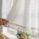 Kitchen Window Curtains Over Sink Farmhouse Floral Kitchen Cafe Curtains Short Blackout Small Window Curtains Light Filtering Semi Sheer Mini Curtains for Kitchen Bathroom Basement. ( Color : Style 1