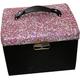 Storage Box Jewelry Box Jewellery Organizer Large Capacity 3 Layers Surface Stick Diamond Jewelry Storage With Mirror Partition Storage Organizer Necklace Earring Storage Jewelry Boxes For Wome