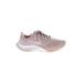 Nike Sneakers: Pink Solid Shoes - Women's Size 8 - Almond Toe