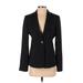 AK Anne Klein Blazer Jacket: Below Hip Black Jackets & Outerwear - Women's Size 2