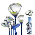 Junior Complete Golf Club Set 6 Piece w/Bag Boys & Girls Golf Club Set, Includes Fairway Wood, Irons, Putter, Head Cover, Golf Stand Bag, for Children Kids Right Hand Kids Golf Clubs Set. vision