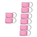 Toddmomy 8 Pcs Fitness Ankle Straps Ankle Cuff for Leg Workout Cable Machine Ankle Belt Wrist Straps for Weightlifting Workout Ankle Straps Gym Belts Strap Buckle Pink Outdoor Neoprene