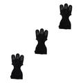 YARNOW 3pcs Archery Finger Stall Archery Supply Arm Guards for Adults Professional Finger Guard Bow and Finger Archery Gloves Wax Recurve Bow Glove Three Spandex Major Protective Gear