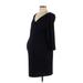 Jessica Simpson Maternity Casual Dress: Black Dresses - Women's Size Large
