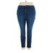 LC Lauren Conrad Jeggings - High Rise: Blue Bottoms - Women's Size 20 - Sandwash