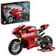 LEGO 42107 Technic Ducati Panigale V4 R Motorrad-Modell, Supermotorrad-Schaustück für Sammler, als Home- oder Büro-Deko, Modellbausatz für Kinder und Erwachsene