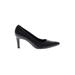 Brooks Brothers 346 Heels: Pumps Stilleto Work Black Solid Shoes - Women's Size 9 - Pointed Toe