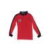 Polo by Ralph Lauren Long Sleeve Polo: Red Print Tops - Kids Boy's Size Medium