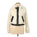 B Hip! Faux Fur Jacket: Short Ivory Solid Jackets & Outerwear - Women's Size Large