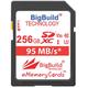 BigBuild Technology 256GB UHS-I U3 95MB/s Memory Card For Panasonic Lumix DMC G7, G70, G70MEG K, G7H, G80, G80H, G80M, G9, G9L, GH5, GX80, GX80 H, GX80EG, GX80EG-K, GX80HECK, GX85 GX85WK GX8AEG Camera