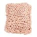 Textured Chunky Knit Cozy Throw