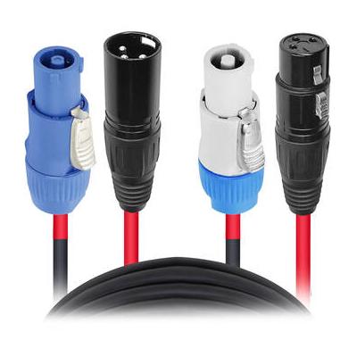 ProX Jumper PowerKon and XLR Link Cable (10') XC-P...