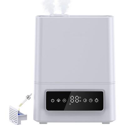 Humidifiers for Bedroom, 6L Top Fill Cool Mist Humidifiers,White