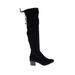 DbDk Fashion Boots: Black Solid Shoes - Women's Size 10 - Round Toe