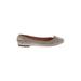 Gianni Bini Flats: Silver Shoes - Women's Size 6 1/2 - Round Toe