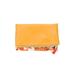 Rachel Pally Leather Clutch: Orange Solid Bags