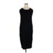 Gap Casual Dress - Sheath Scoop Neck Sleeveless: Black Solid Dresses - Women's Size X-Large