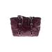 Coach Shoulder Bag: Burgundy Print Bags