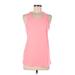 Kenneth Cole REACTION Active Tank Top: Pink Print Activewear - Women's Size Medium