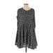 Free People Casual Dress - DropWaist: Gray Marled Dresses - Women's Size Small