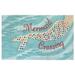 "Liora Manne Frontporch Mermaid Crossing Indoor/Outdoor Rug Water 5'x7'6"" - Trans Ocean FTP57144803"