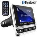 Grande display LCD Trasmettitore FM wireless Lettore musicale per auto Bluetooth Supporto TF/SD/MMC/MP3/CD/DVD