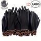 12 Pairs Protective Work Gloves Wear-resistant Non-slip Anti-static Gardening And Woodworking Machinery Safety Work Gloves