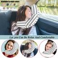 1pc Oreiller De Voyage Pour Siège De Voiture Coussin De Soutien Pour Le Coussin, Super Doux Appui-tête Épaule Pad In Car, Oreiller De Sommeil De Ceinture De Sécurité Universelle