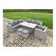 9-Seater Garden Dining Set Rising Table | Wowcher