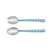 Mariposa Pearls 11" L 2 Piece Salad Servers Set in Green/Blue | Wayfair 1132A