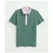 Brooks Brothers Men's The Vintage Oxford-Collar Polo Shirt In Supima Cotton Blend | Green | Size Large