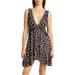 Let It Happen Plunge Neck Minidress