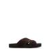 Crossover Strap Slip-on Sandals