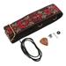 3 Sets Handbags Retro Decor Kids Tote Guitar Performance Strap Belt with Pick Embroidered Decorate