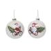 The Holiday Aisle® 2 Piece Christmas Bike Ball Ornament Set Glass in Green | 4.5 H x 4 W x 4 D in | Wayfair 048E7F9CE2934B4A8EEB3967491CADAF