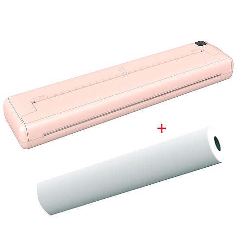 Kabelloser A4-Thermodrucker, 200 dpi, Bluetooth, Taschen-Fotodokumentendrucker, Memo, falsche Frage, tintenloser Thermodrucker Image