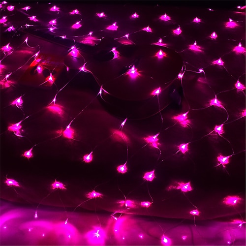 LED-Netz-Lichterkette ip65 6mx4m 3mx2m LED-Lichterkette für flexible Netze 880led 200led Mesh-Lichterkette für Gartenhof bunte Dekoration EU-US-UK-Stecker ac110v 220v 230v Image