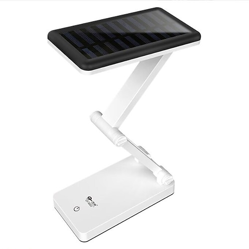 solar dimmbare touch faltbare tischlampe schreibtischlampe augenschutz tischlampe tragbare solar wiederaufladbare tischlampe solar usb aufladung Image