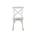 August Grove® Califano Tufted Solid Wood Side Chair Dining Chair Wood in White | 36 H x 19 W x 19 D in | Wayfair 805CCDB4E6954BA3AC2BB932BAA227DD