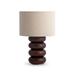 Orren Ellis Fahd Wood Table Lamp Fabric in Brown | 21.13 H x 14.19 W x 14.19 D in | Wayfair 855430B446E14ED088220A54C86535F3