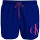 Badeshorts CALVIN KLEIN SWIMWEAR "SHORT DRAWSTRING" Gr. XXXL (58), N-Gr, midnight lagoon Herren Badehosen Herrenbademode