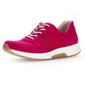 Keilsneaker GABOR ROLLINGSOFT Gr. 35, pink (fuchsia) Damen Schuhe Sneaker mit OPTIFIT-Wechselfußbett, Freizeitschuh, Halbschuh, Schnürschuh