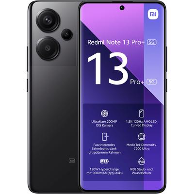 XIAOMI Smartphone "Redmi Note 13 Pro+ 5G 12+512GB" Mobiltelefone schwarz (midnight black) Bestseller