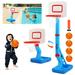 JoyStone 2 in 1 Kids Basketball Hoop Toddler Basketball Hoop Indoor Mini Adjustable Poolside Basketball Goals with Ball Pump for Boys Girls Outdoor Toys