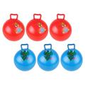 6 Pcs Handle Racket Toy Bounce Ball Educational Balls Hop for Kids Kids Bouncy Ball Handle Ball Child