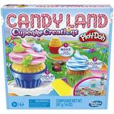 Hasbro Gaming Candy Land AIF4 Cupcake Creations Kids Board Game with 7 Play-Doh Cans and Tools