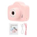 Children Digital Camera 2000W HD 2.0 Inch Screen Rechargeable Multi Functional Kids Camcorder Toy for Toddler Pink