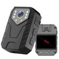 2-inch IPS Screen Portable Body Camera 4K HD Body Mounted Recorder Long Standby Infrared Night Vision Loop Recording Back Clip Cam